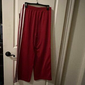 Old Navy 1994 Reissue Track Pants Burgundy Red White Stripe Small  NWT